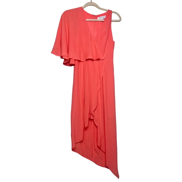 ELLIAT Asymmetric Wrap Midi Dress. Size XS - Picture 3 of 10